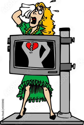 Illustration einer Frau - Vector