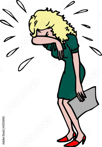 Illustration einer Frau - Vector