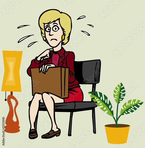 Illustration einer Frau - Vector