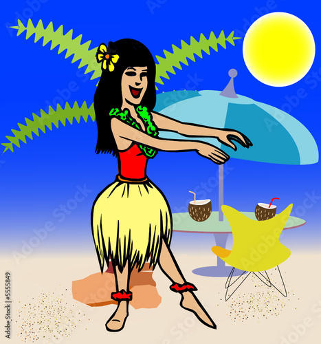 Illustration einer Frau - Vector