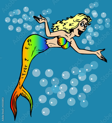 Illustration einer Frau - Vector