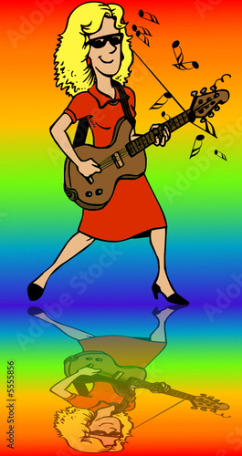 Illustration einer Frau - Vector