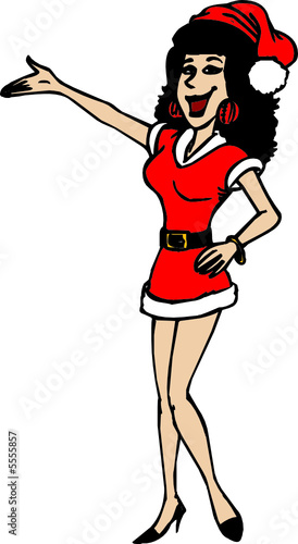 Illustration einer Frau - Vector