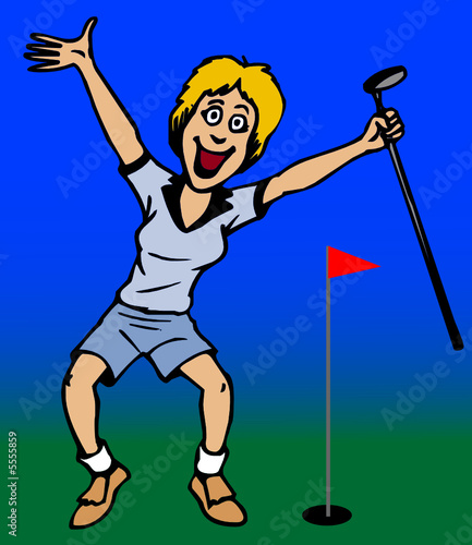 Illustration einer Frau - Vector