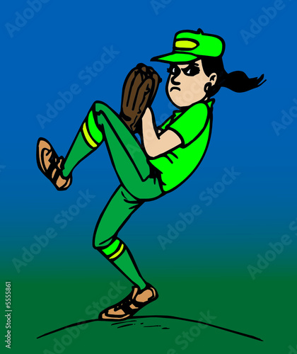 Illustration einer Frau - Vector