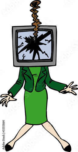 Illustration einer Frau - Vector