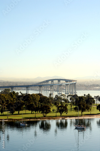 A view of the Coronado Bay Bridge