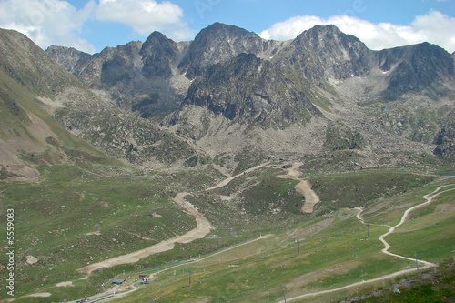 Pas de la case,cirque de font negre,andorre