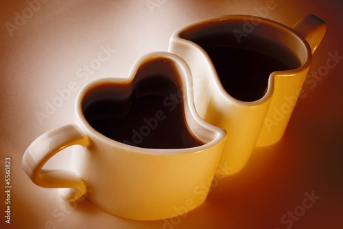 love cups of coffee photo