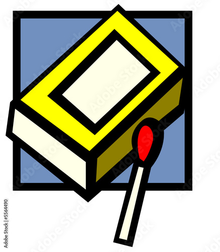 lighting a match