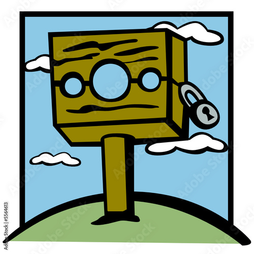 wooden stockade in a hill