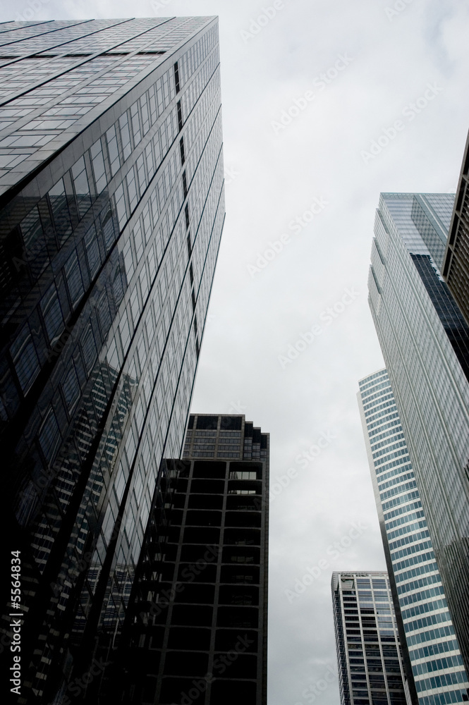 Obraz premium Architecture around the city of Chicago, IL.