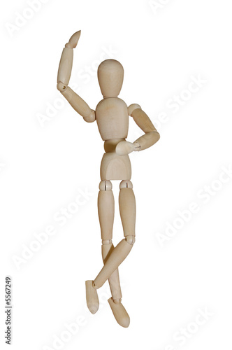 dancing wood man