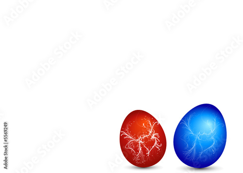 oeufs de pâques colorés