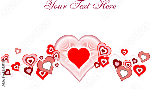 heart and wave background 3