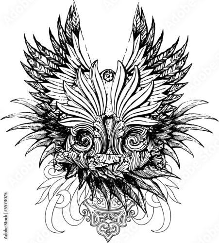 Vector wings illustration