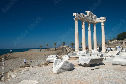 Turkey-01.  Ruins of the Greek city of Side