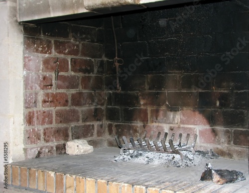 Cheminée éteinte