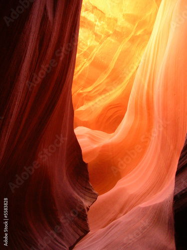 slot canyon texture and color