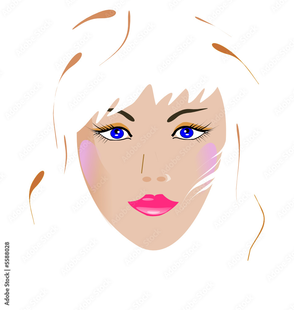 visage de femme