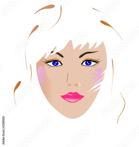 visage de femme