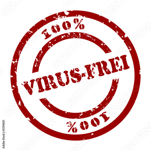 stempel virus-frei  