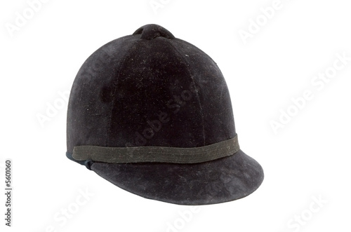 Jockey black helmet