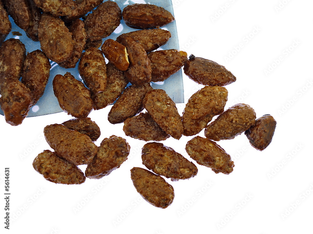 Obraz premium karamelisierte mandeln