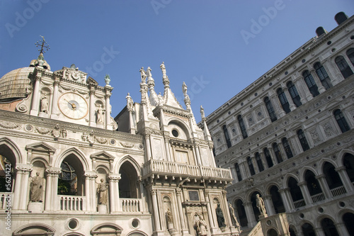 Façade intérieure du palais des Doges - Venise