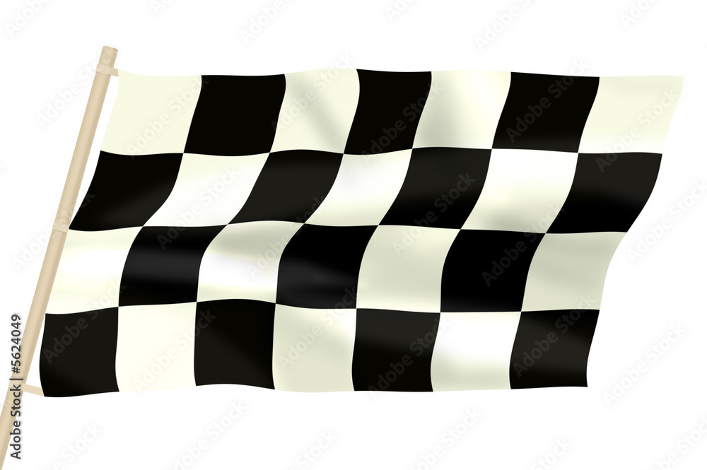 Zielflagge 1 Stock-Illustration | Adobe Stock