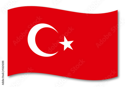 türkei turkey fahne schatten