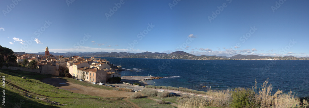 Obraz na plátně Saint Tropez panorama