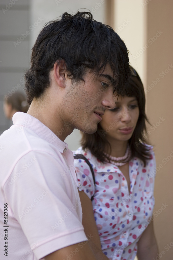 Two young in the city Two young in the city