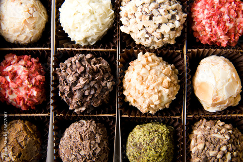 Box of delicious chocolates