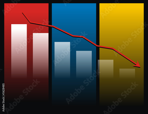 grafica bajando
