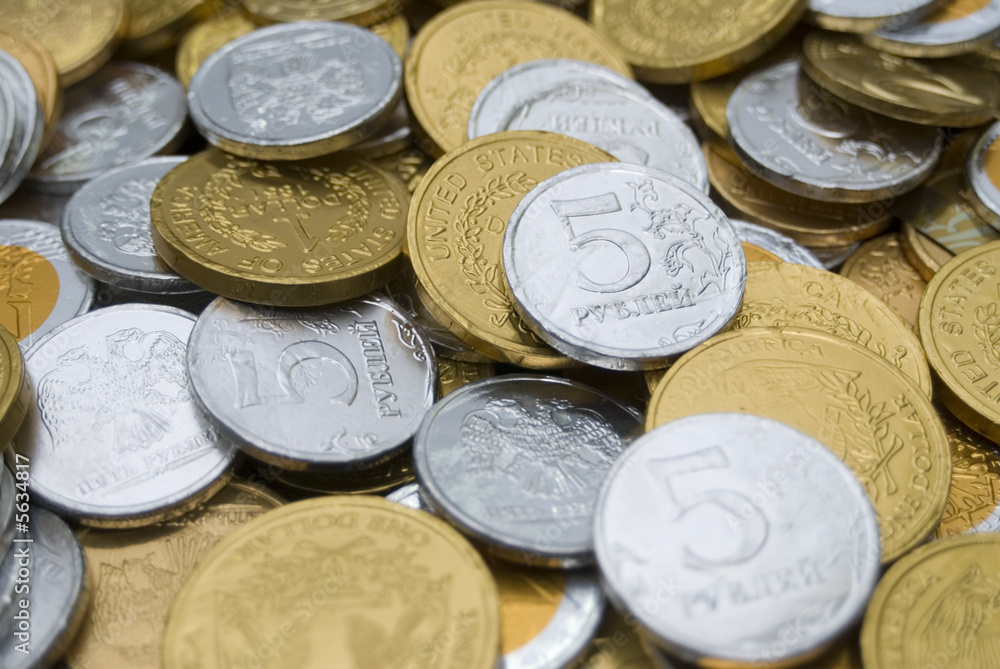 Imitation of coins of different denomination Imitation of coins of different denomination