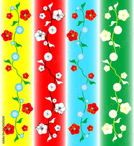 floral vine pattern