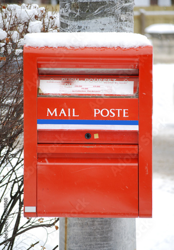 Red mailbox