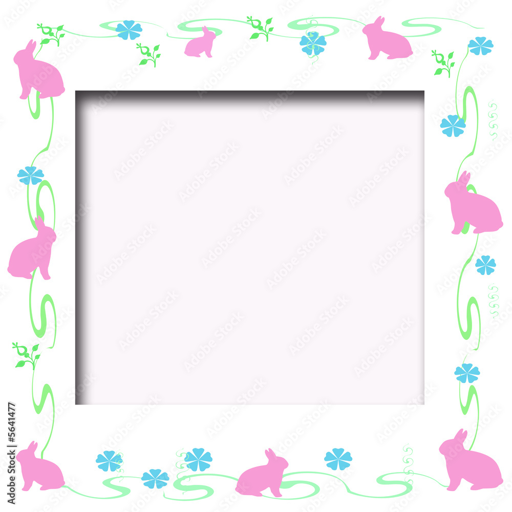 Easter  bunny frame