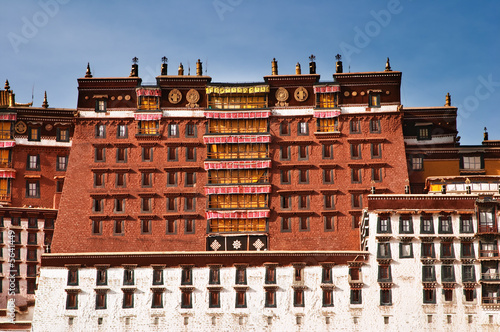 Potala palace in Lhasa, Tibet