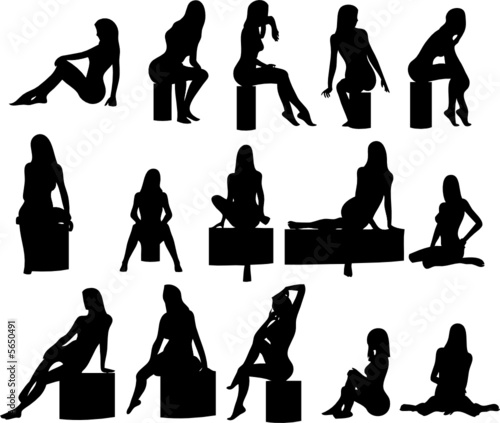 Sexy Silouettes - Vector