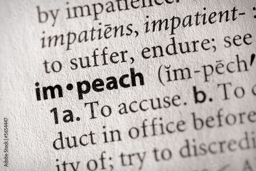 Εκτύπωση καμβά "impeach". Many more word photos for you in my portfolio....