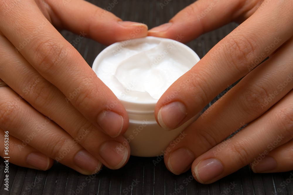 woman hands and moisturise woman hands and moisturise