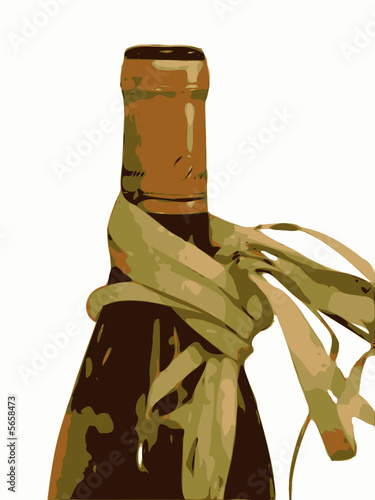 bouteille en fête