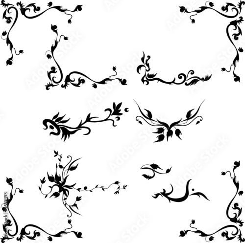 floral corner set