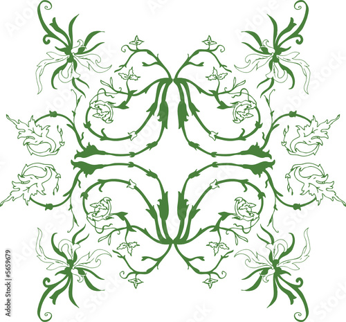 vintage floral background