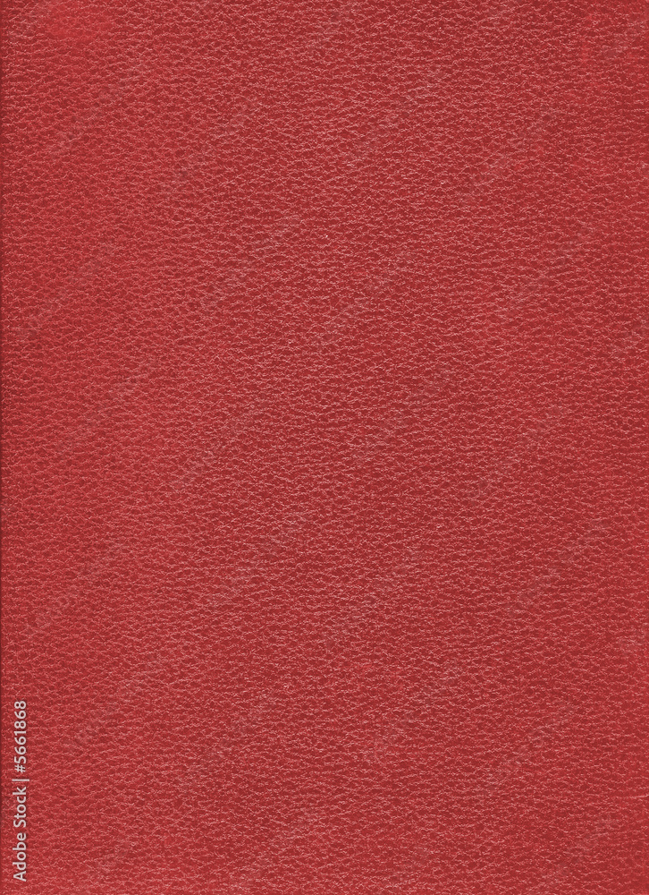 Fototapeta premium Red book embossed leather hard cover texture XXL