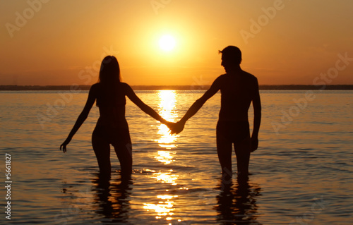 man and woman