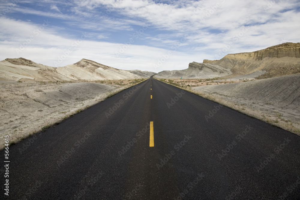 Road in Henry Mountains