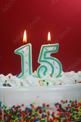 Birthday Cake - Fifteen